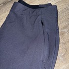 Slazenger Golf Pants Womens Tech Pull On Pants  Navy grey  Size 4 Zip Pockets B2