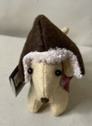 Dachshund Lab Dog Puppy Holiday Christmas Ornament Winter Hat Scarf Fabric New
