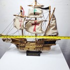 18 vintage 1492 Santa Maria Wood Sailing Ship Model Replica Christopher Columbus