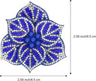 2 56  Created Crystal Rhinestone Camelia Flower Hair Clip Brooches For Women  Vi