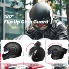 Ilm Vintage Full Face Modular Motorcycle Helmet Atv Utv Adult 180 Flip Up Dot