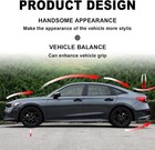 Rear Spoiler Wing Compatible With 2022-2023  Abs Rear Spoiler Wing Lip For Sedan