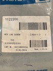 Fastenal 1122200 3 8    X 4-1 2    Galvanized Hex Lag Screws Lot Of 10 Nos