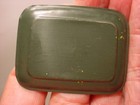 Antique Vintage Miniature Cracker Jack Tin Tray Clown   Dog Dollhouse Penny Toy