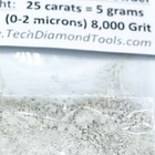 Techdiamondtools Diamond Powder 8 000 Grit 0-2 Microns  25 Cts   5 Grams