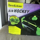 Air Hockey Table Brookstone Neon Edition Sealed Tabletop Sport  read 