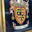 Montgomery Family Embroidered Coat Of Arms    garde Bien   