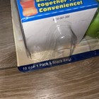 Vintage Gerber Sippy Snacker Spill Proof Cup W  Snack Base Green Trucks Nos New