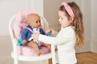 Casdon Baby Huggles Toys - Pink Booster Seat - Car Seat For Dolls With Adjust   