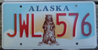 Alaska 2019 License Plate Mint Standing Bear  Jwl  Sequential  Poss Your Choice