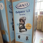 Graco Outpace Lx Single Stroller All-terrain Rubber Tires Gray black Mpn 8367
