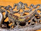 Antique Ornate Rococo Revival Cast Brass Drawer Pulls