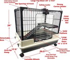 Large Multi-level Indoor outdoor Small Animal Pet Cage For Guinea Pig Ferret