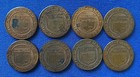 Arizona State Tax Commission For Correct Change Sales Tax Token 1 Mill Lot Of 8