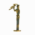 Zeus Greek God Jupiter Thunder Statue  Figurine Solid Bronze 4 5 