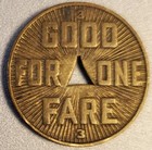 Pittsburgh Railways Co  Token  1922  Penn  Vintage  Good For One Fare  20mm