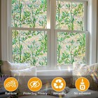 Stained Glass Window Privacy Film  Rainbow Decorative Static Cling Window Film