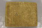 1776 American Revolution  1 Continental Currency Fr  Cc-31 Hillegas Signature 