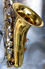 1970 Buescher 400 Gold silver Tenor Sax W orig  Case   New Selmer Mpc  - A Beast