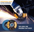 160 Pack 4-1 2  Zirconia Flap Disc 40 Grit Die Grinder Sanding Grinding Wheels