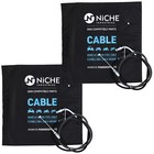 Niche Push Pull Throttle Cable Set For Kawasaki Vulcan 700 750 Vn1500a Vn1500b