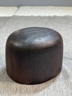 Antique Primitive Millinery Wood Hat Block Mold Form Hatter Tool 5 1 2   7