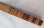 Wooden Advertising Letter Opener Ruler wood Samples Mid Century Syracuse  Ny