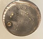 1815 Ship Colonies And Commerce Prince Edward Island Halfpenny Rare Pei 