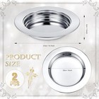 Zhehao 2 Pcs Communion Plates For Church Communion Bread Tray Plate Church Suppl