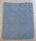 Vtg Carter s Emu Namae Hooded Bath Towel John Lennon Rhino Blue Stripe Cotton