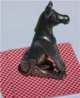 Donkey Figurine Heavy Hand Protector Card Guard Poker Metal New