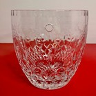 Rogaska Gallia Ice Bucket Cut Crystal Floral Criss Cross Missing Handle