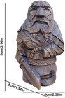 Norse Gods Statues - Odin Statue Norse Viking Mythology Figurines Nordic Pagan R