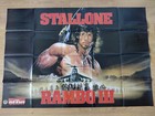 Vintage Rambo Iii Movie Giant Poster Magazine S stallone 1980s