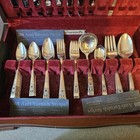 60 Vintage Community Silver Plate Coronation Silverware Flatware Set 8 W Extra