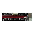 6x Pci-e 1x To 16x Powered Usb3 0 Gpu Riser Extender Adapter Card Board Cable