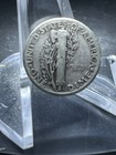 1945 P Mercury Dime Circulated 90  Silver  Stock Photo