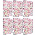 New 6  Artificial Flower Wall Hydrangea Panel Bouquet Wedding Party Home Decor