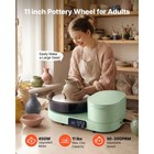 Uimoso Pottery Wheel For Adults With 11  Aluminum Turntable  450w Motor  Green
