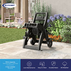 175ft Garden Hose Reel Cart Mobile Water Pipe Storage Organizer  Outdoor Wheels