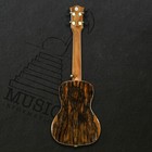 24  Concert Acoustic Ukulele  Butterfly Wood Body Shine Polish 