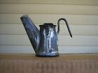 Antique Frostburg Tin Teapot Miners Oil Lamp With Wick  Nice Original Cond 