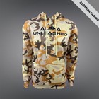 Desert Storm Camo Hoodie - American Military-style Camouflage Sweatshirt