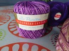Vintage Lot Mostly Nos Tatting Yarn Crochet Cotton Thread Bohemian Purples