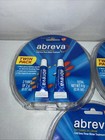 3 Pk- Abreva Cold Sore Treatment Treats Fever Blister In 2 5 Days -2x Tubes Each