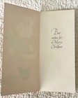 Unused Christmas Santa Victrola Phonograph Record Player Vtg Greeting Card 1960s