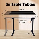 Nicecozy Electric Standing Desk Frame Workstation Memory Controller Height Adjus