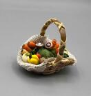 Miniature Dollhouse 1 12 Scale Mixed Vegetable Basket - F184