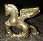 Vintage Solid Brass Pegasus Figurine Horse With Wings 3 4  Free Shipping 