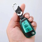 Leather Key Chain Metal Men New Car Ring Key Fob Creative Gift Keychain Keyring